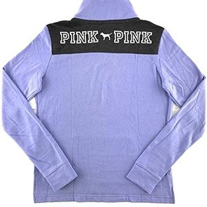 VS Pink *XS* logo quarter zip
